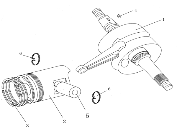 Neco Azzuro Gp Crankshaft Connect Rod Hdm Trading