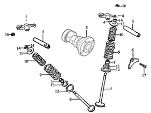 Neco Nc N Camshaft Valves Hdm Trading