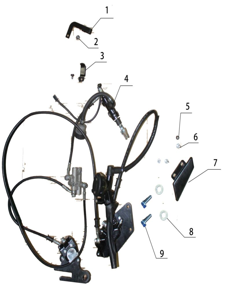 Bluroc 125 Complete Brake Assembly