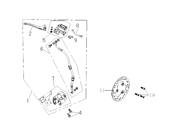 Neco One 12 FRONT DISK BRAKE