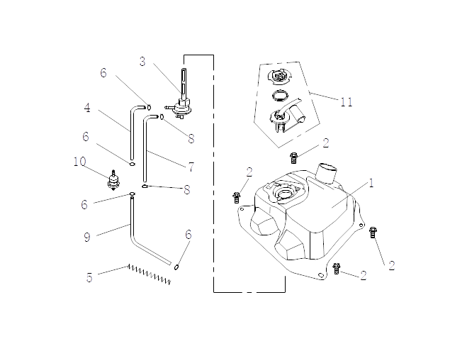 Neco One 12 FUEL TANK ASSY