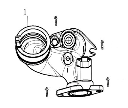 Bluroc 250 Inlet Pipe