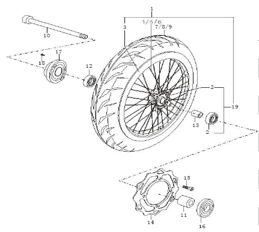 Bluroc Hero 125 Front Wheel