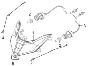 Neco Alexone 125 Headlight