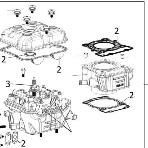NC-N01 CYLINDER HEAD GASKET SET – No. 2 ON DIAGRAM