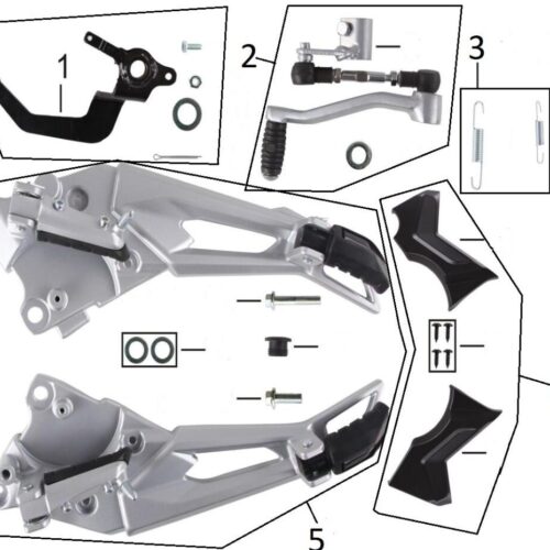 NC-N01 GEAR CHANGE LEVER ASSEMBLY – No. 2 ON DIAGRAM