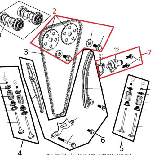 NC-N01 EXHAUST VALVE SET – No. 4 ON DIAGRAM