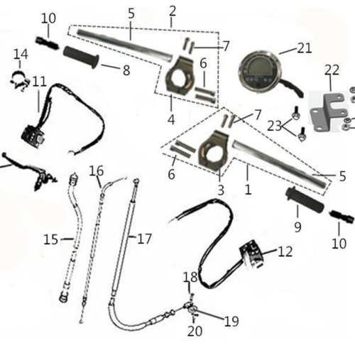 SPIRIT 125 SPEEDOMETER ASSY