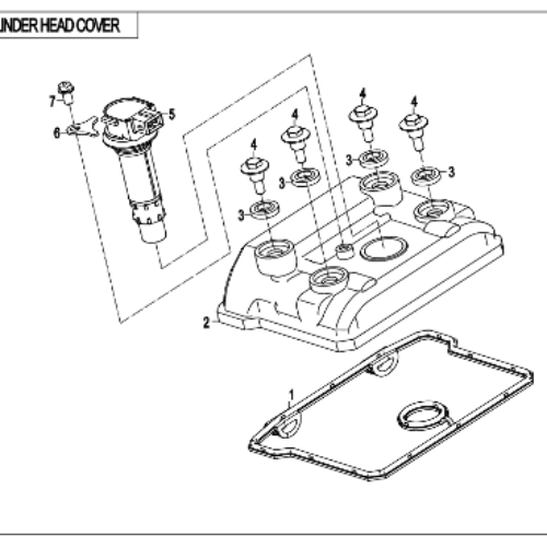 HERO 250 CYLINDER HEAD COVER BOLTS, SEALING RINGS (EACH)