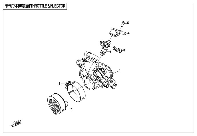 Bluroc Hero 250 Throttle & Injector