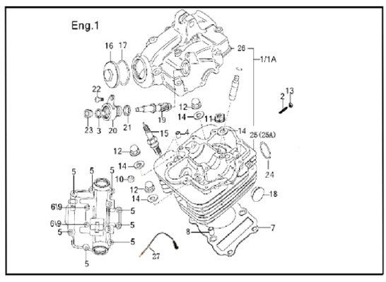 Bluroc Hunt XC Cylinder Head