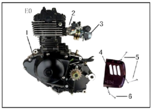 Bluroc Hunt XC Engine Assembly
