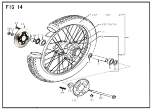 Bluroc Hunt XC Rear Wheel