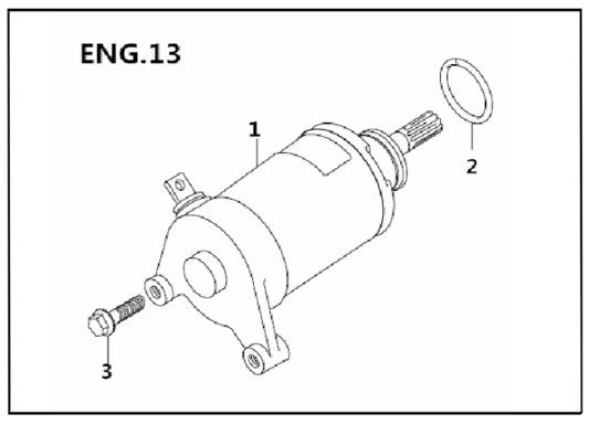 Bluroc Hunt XC Starting Motor