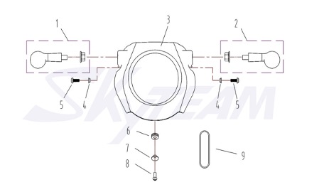 Bluroc Tracker 125 Front Indicators