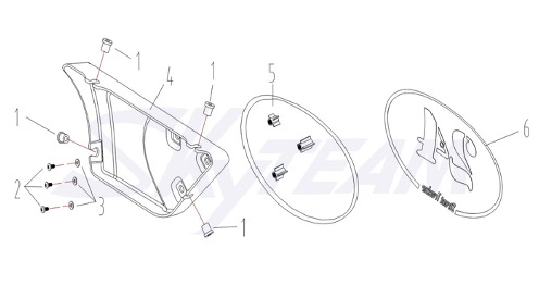 Bluroc Tracker 125 Right Shield