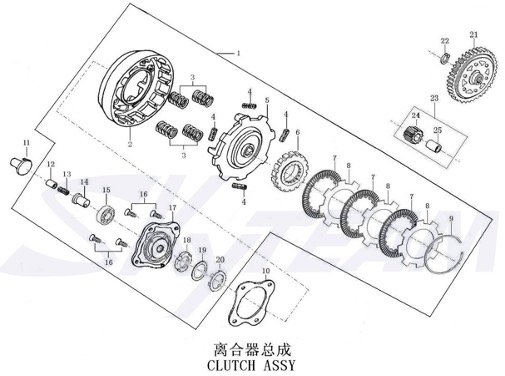 Bluroc Heritage 125 Clutch