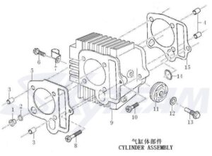 Bluroc Heritage 125 Cylinder Assembly