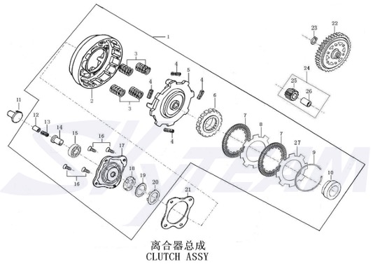 Bluroc Heritage 50 Clutch Assembly