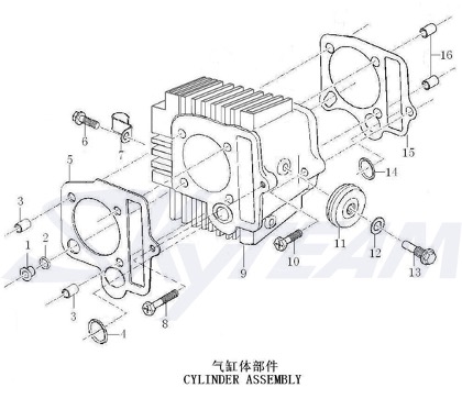 Bluroc Heritage 50 Cylinder Assembly