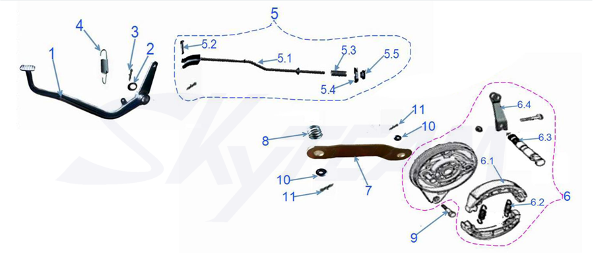 Bluroc Heritage 50 Rear Brake System