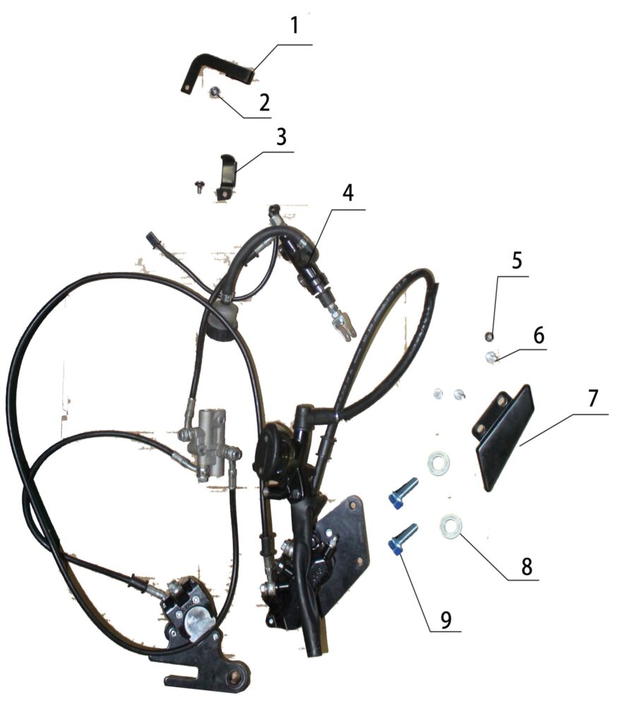 Bluroc Legend 125 Brake Components