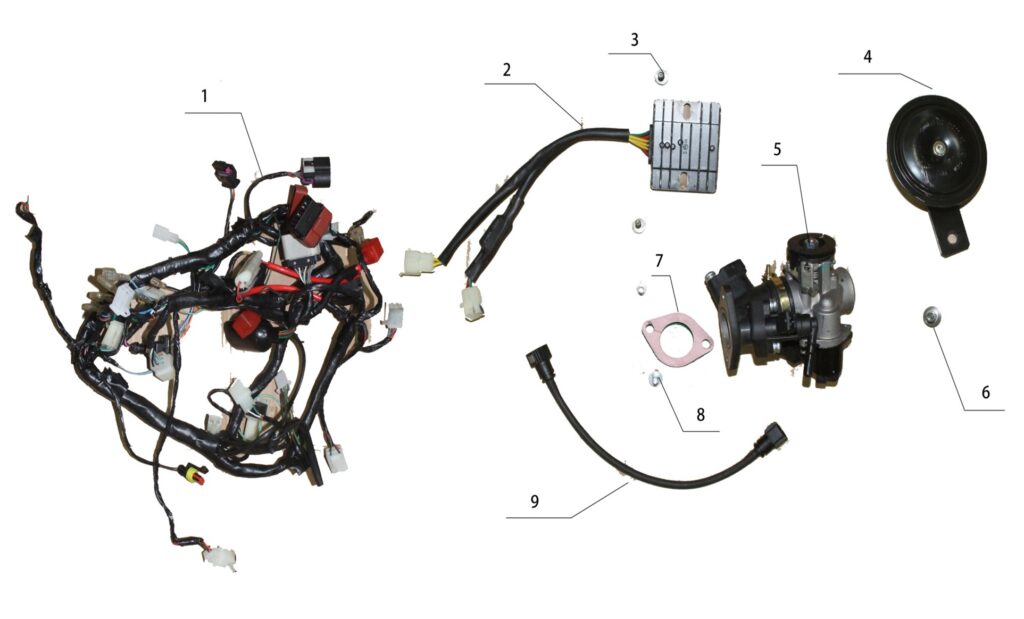 Bluroc Legend 125 Electrical Components 2