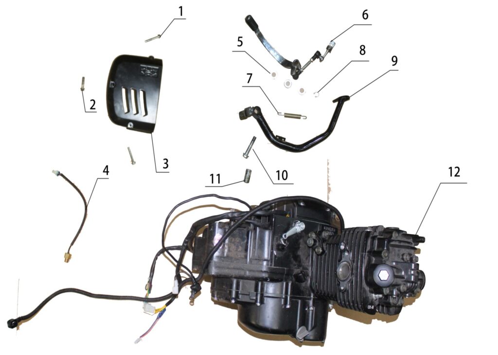 Bluroc Legend 125 Engine Assembly