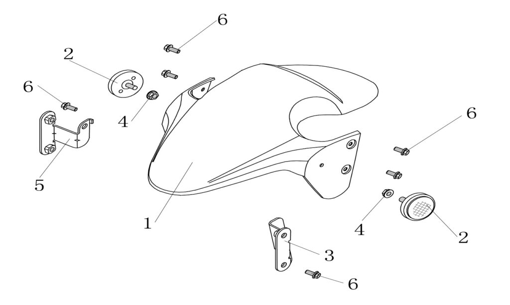 Neco One 10 Front Fender