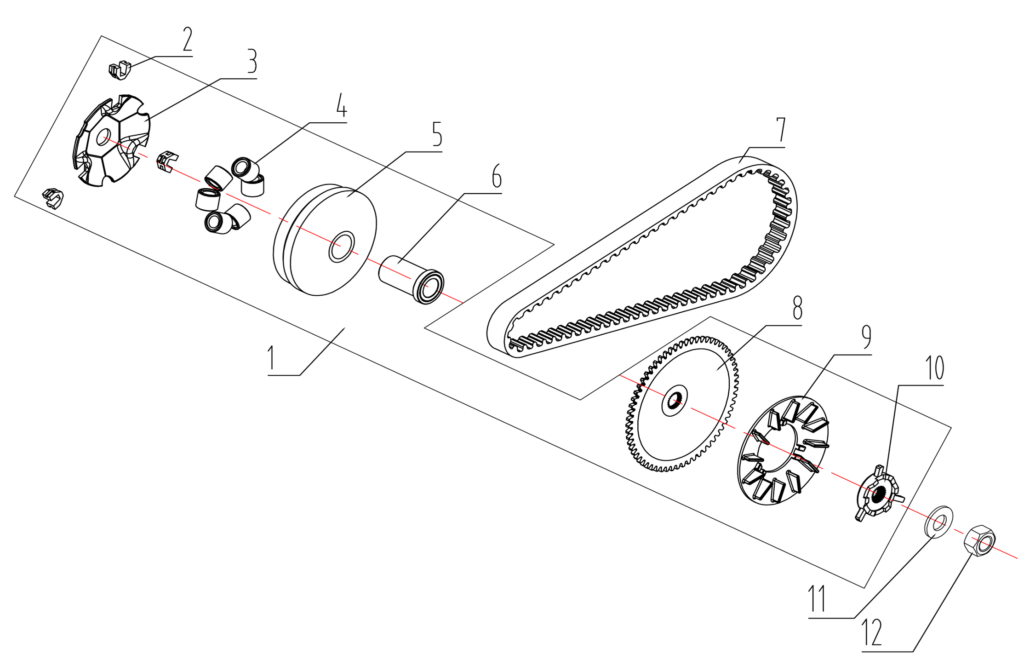 Neco One 10 Movable Drive Face