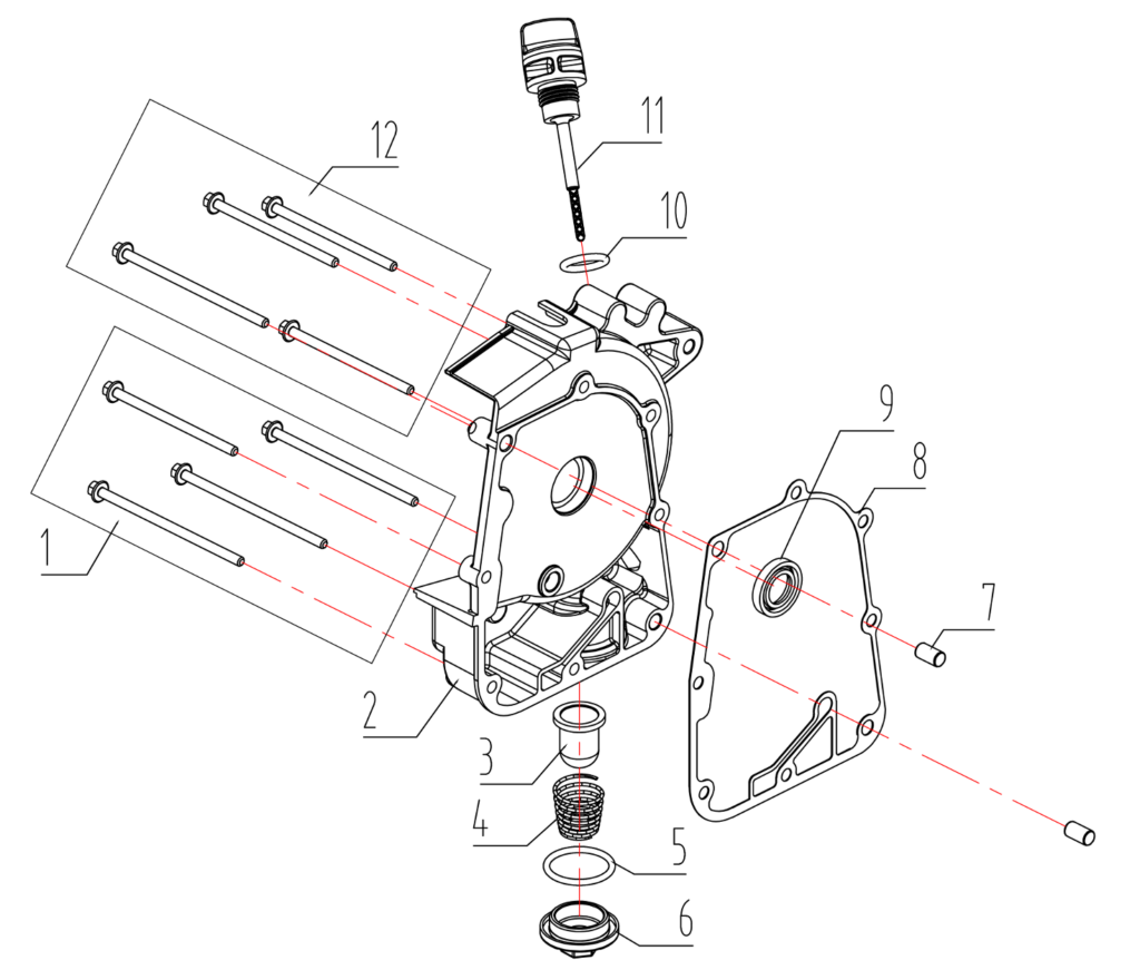 Neco One 10 Right Crank Case Cover