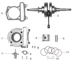 Neco Dinno 50 CYLINDER ASSY