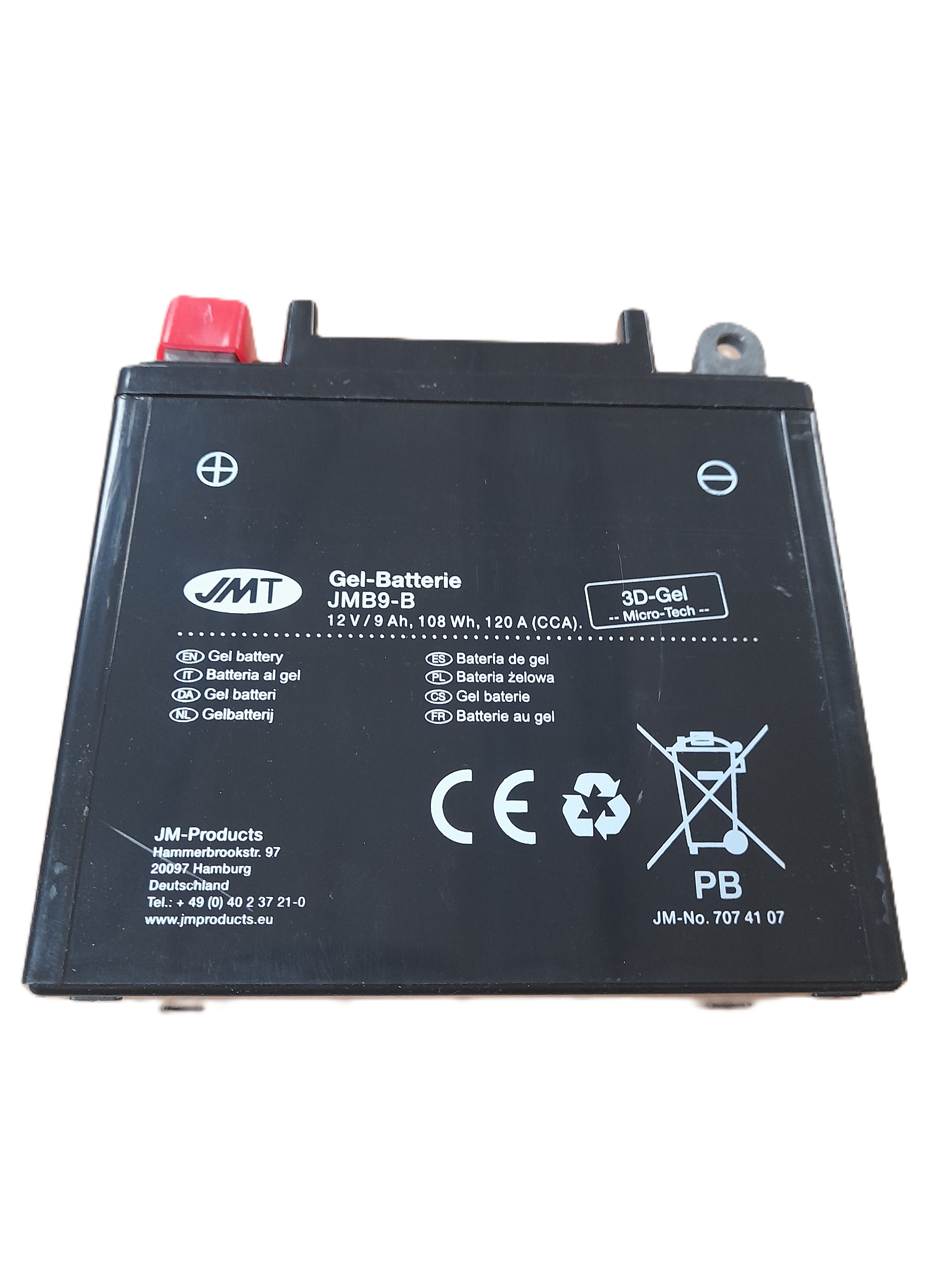 BLUROC 125 BATTERY 12v x 9AH